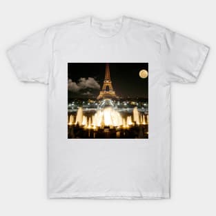 Eiffel Tower at Night, 1972 T-Shirt